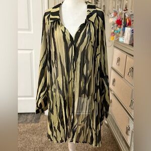 Arna York‎ black & khaki tunic